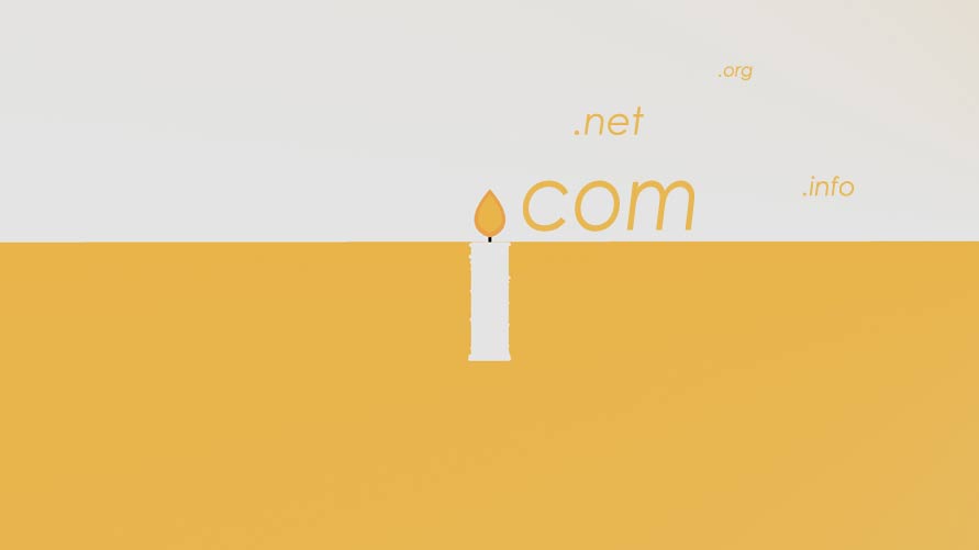 Domain name illustration