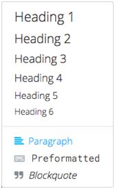 Edit the paragraph Paragraph editing
