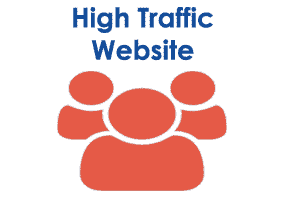 High traffic website