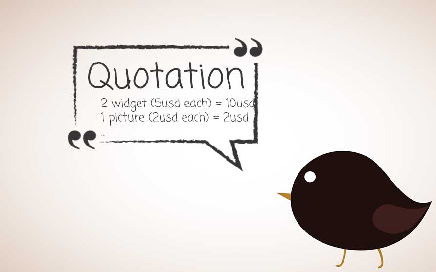 Request a quotation to order your website WordPress