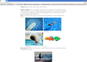 You can insert pictures and text as you like Complete but cheap small website solution
